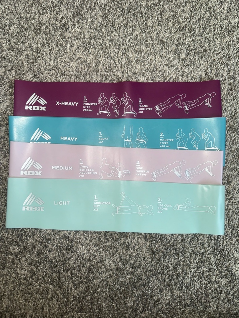 RBX Loop Resistance Bands Set (4)